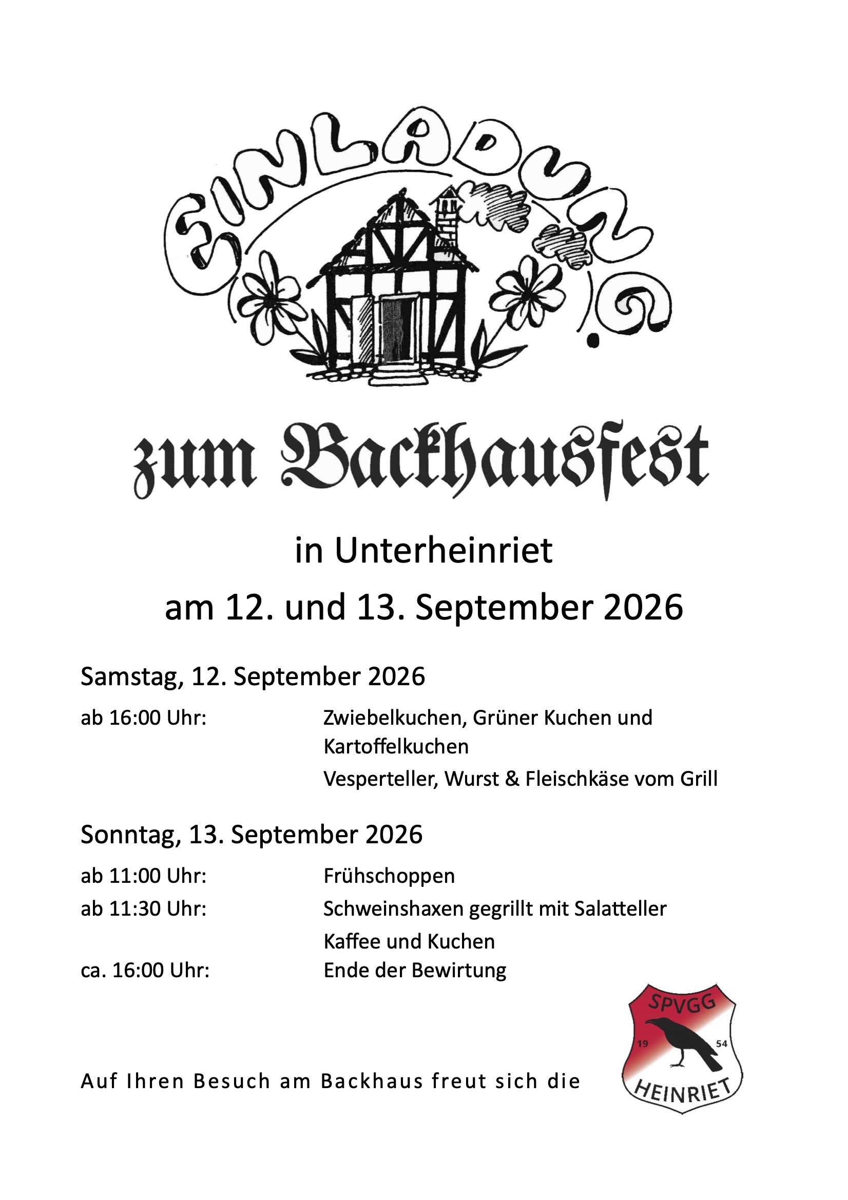 Plakat Backhausfest 2026